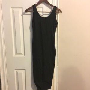 Sexy BodyCon Low Back Black Tank Dress Small